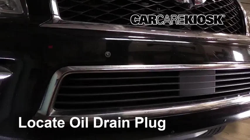 2016 Infiniti QX80 Limited 5.6L V8 Oil Change Oil and Oil Filter